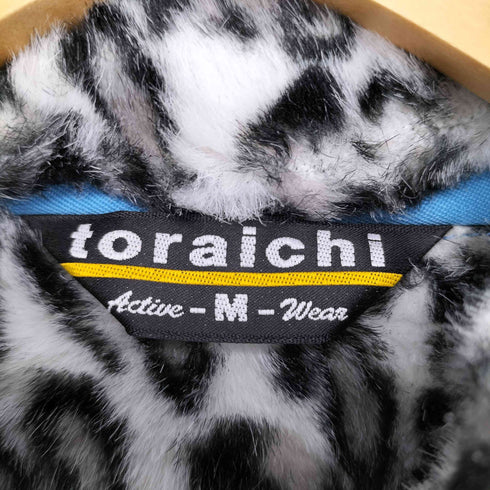 トライチ 寅壱 裏地レオパード ジップブルゾン メンズ JPN:M